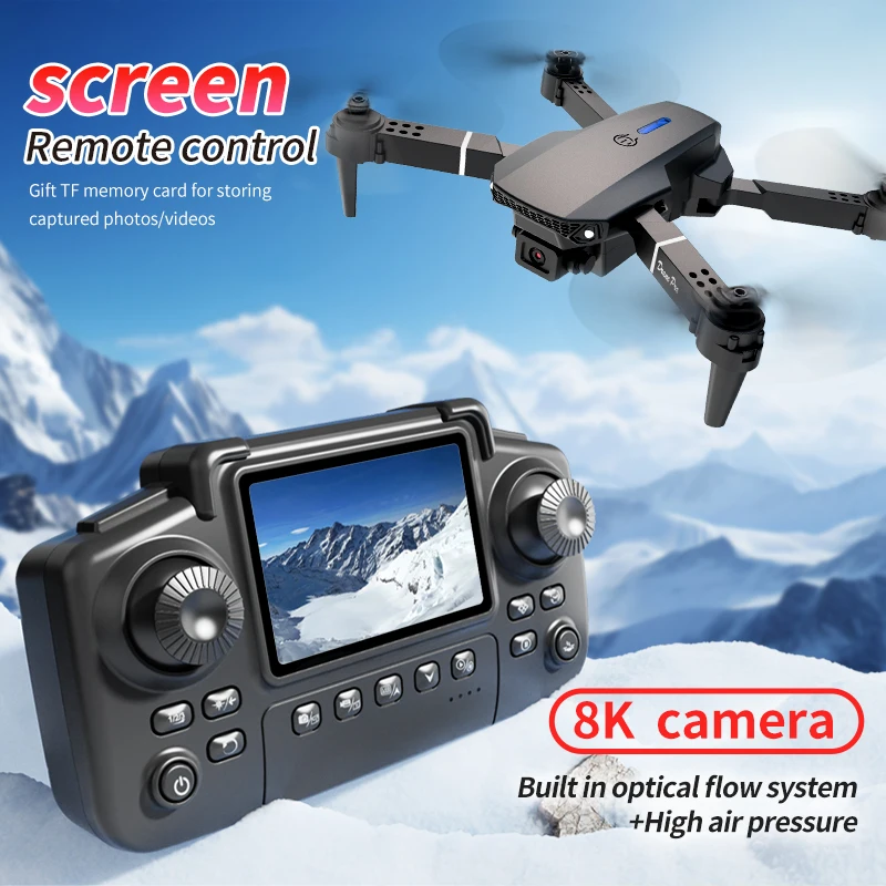 전문 E88 프로 드론 스크린 8K HD 카메라 WiF - Drone Battery Box 리뷰 및 가격