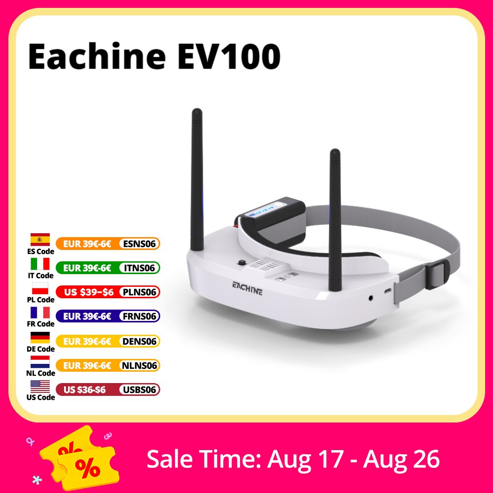 Eachine EV100 720*540 5.8G 72C - Drone Battery Box 리뷰 및 가격