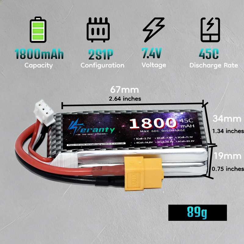 TERANTY 2S 3S 4S 1800mAh 리포 배터 - Drone Battery 3S 리뷰 및 가격