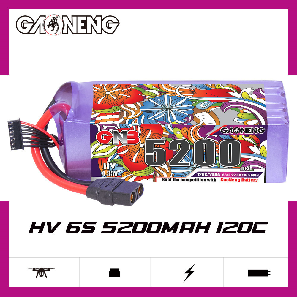 GNB 리포 배터리 6S 22.8V 3000mAh 52 - Drone Battery Connector 리뷰 및 가격